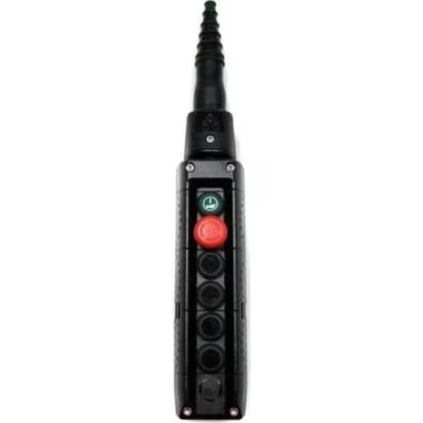 T.E.R., F70EB12040000001 MIKE Pendant, 6 Button, Black, 1-Speed Buttons, Springer Controls Co, Mfr#: F70EB12040000001